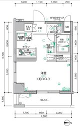 ディアレイシャス押上タワービュー通りの物件間取画像